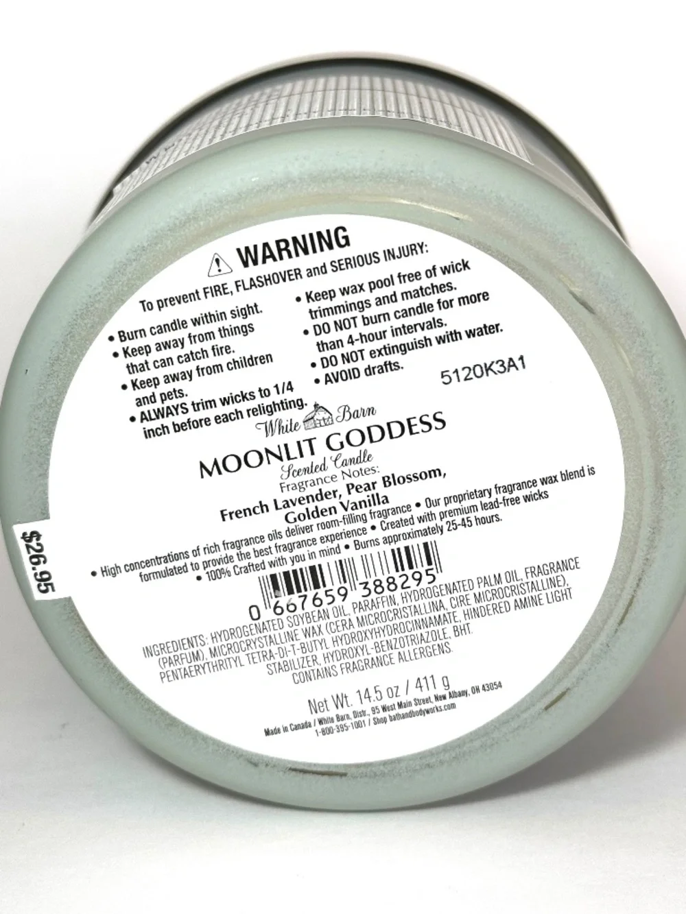 MOONLIT GODDESS 3-Wick Candle